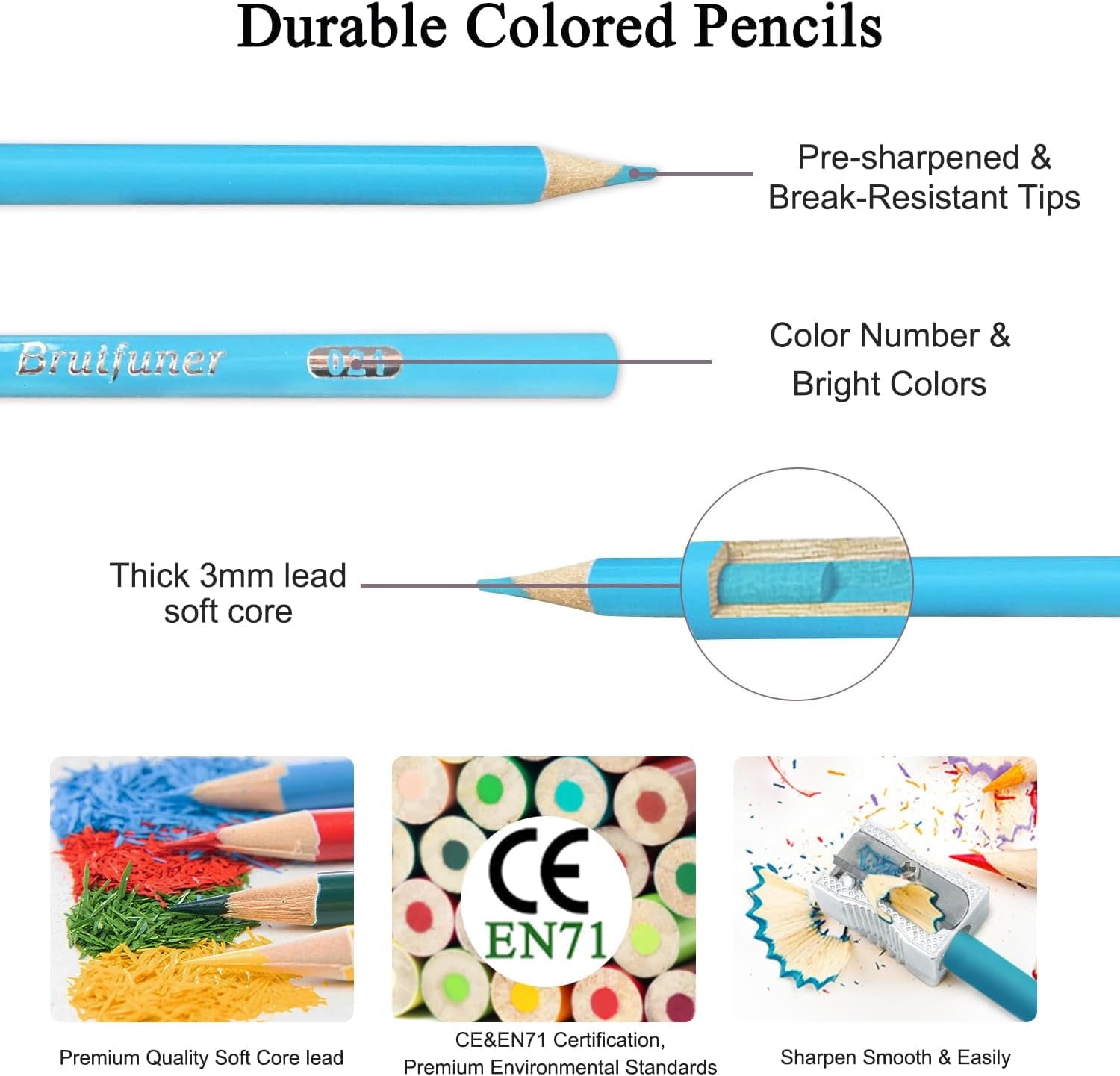 120 Colored Pencils Oil Pencils Soft Core Color Pencil Set Drawing Pencil Ideal for Adult Coloring Books Kids Artists Beginners