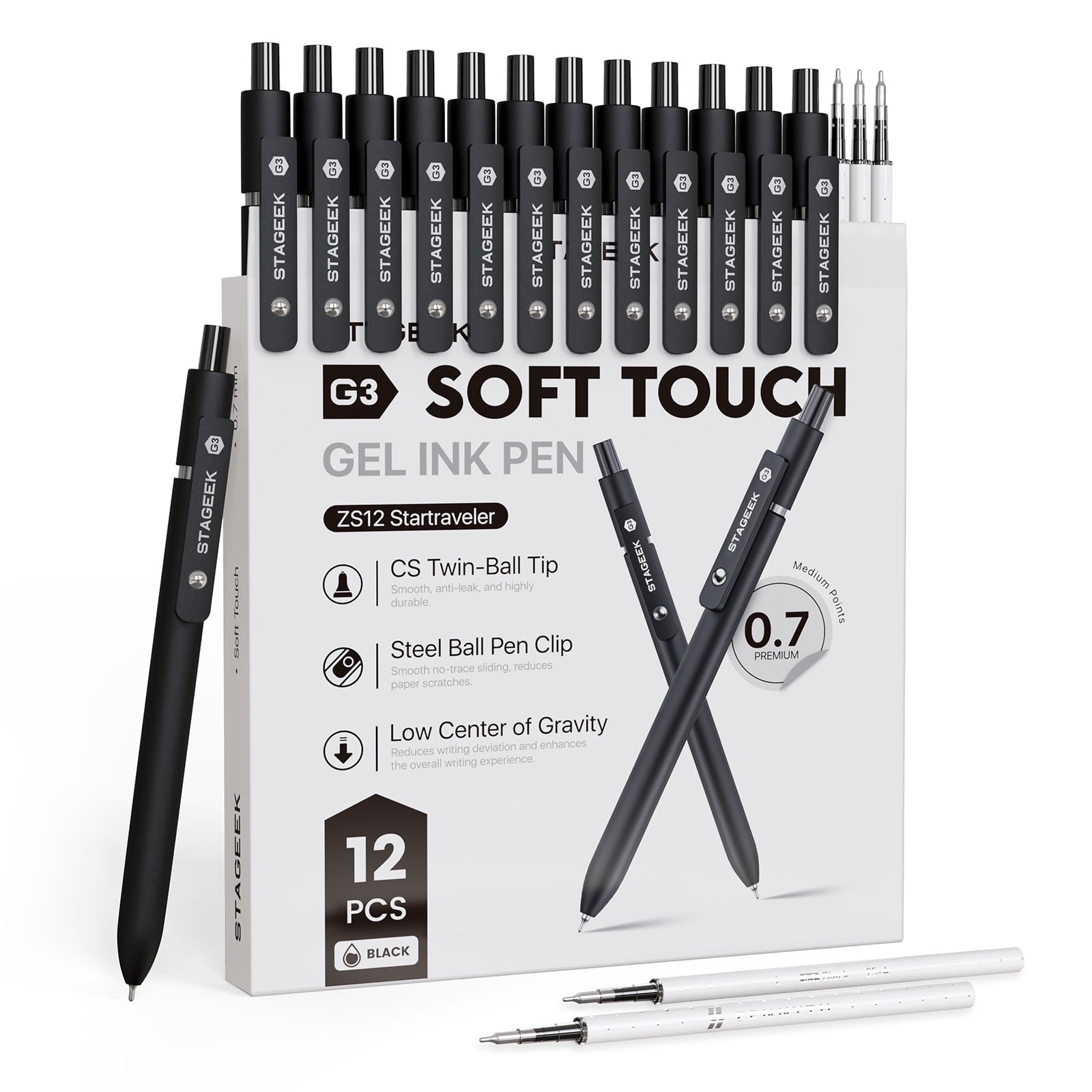 STAGEEK Mechanical Pencil Set 12PCS