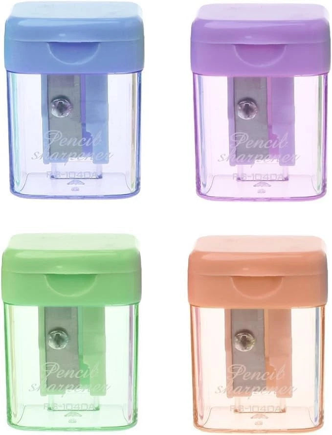 1Pc Color Mini Manual Portable Pencil Sharpener For Student Office Statio