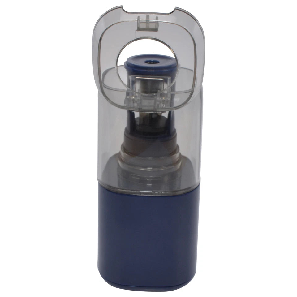 Battery Pencil Sharpener, Titanium, Anti-Microbial, Office, Blue, 1-Count