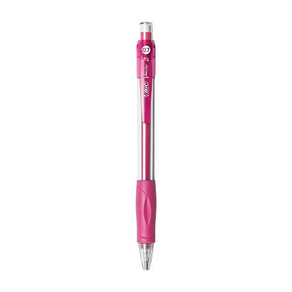 BIC Mechanical Pencil, Refillable, Rubbergrip.7mm, 5/Pack, Assorted (BICMV7P51BK)