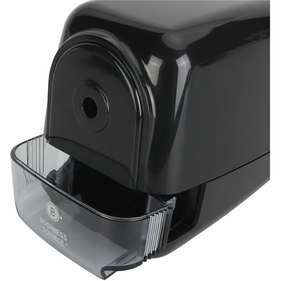 Business Source, BSN02869, Electric Pencil Sharpener, 1 Each, Black