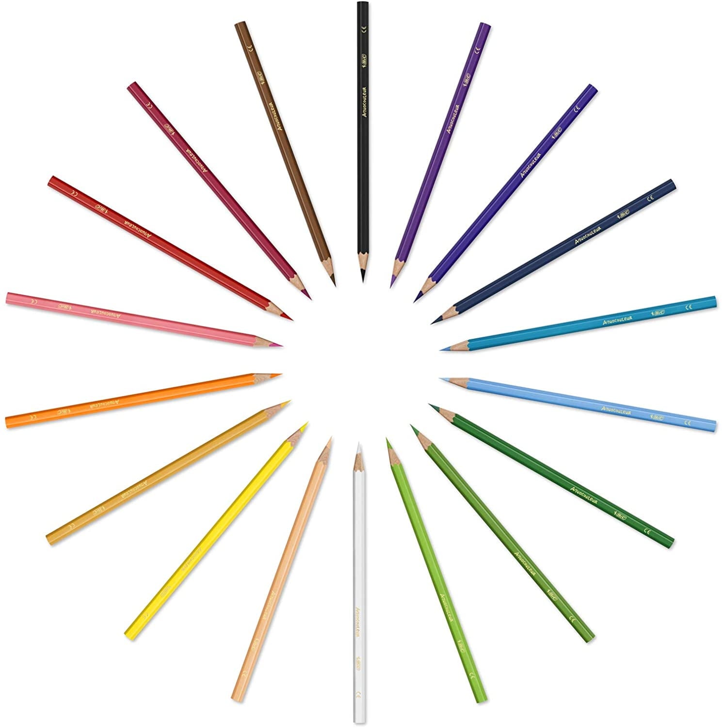 BIC Kids Aquacouleur Colouring Pencils 24 Pack