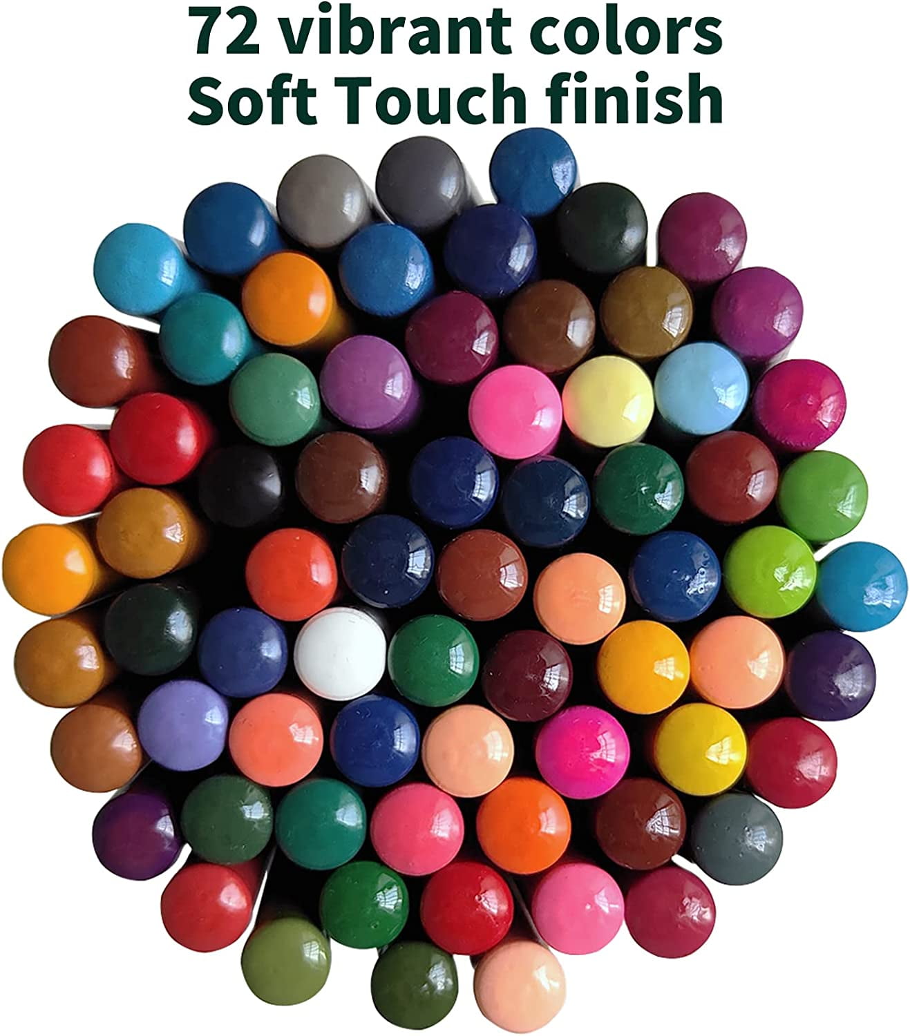 72 Colored Pencils Set,Artist Color Pencil Kit for Adult Coloring Drawing Sketching|Soft Core,Oil Based Coloured Pencil,Coloring Book,Sketchpad,Sharpener,School Supplies