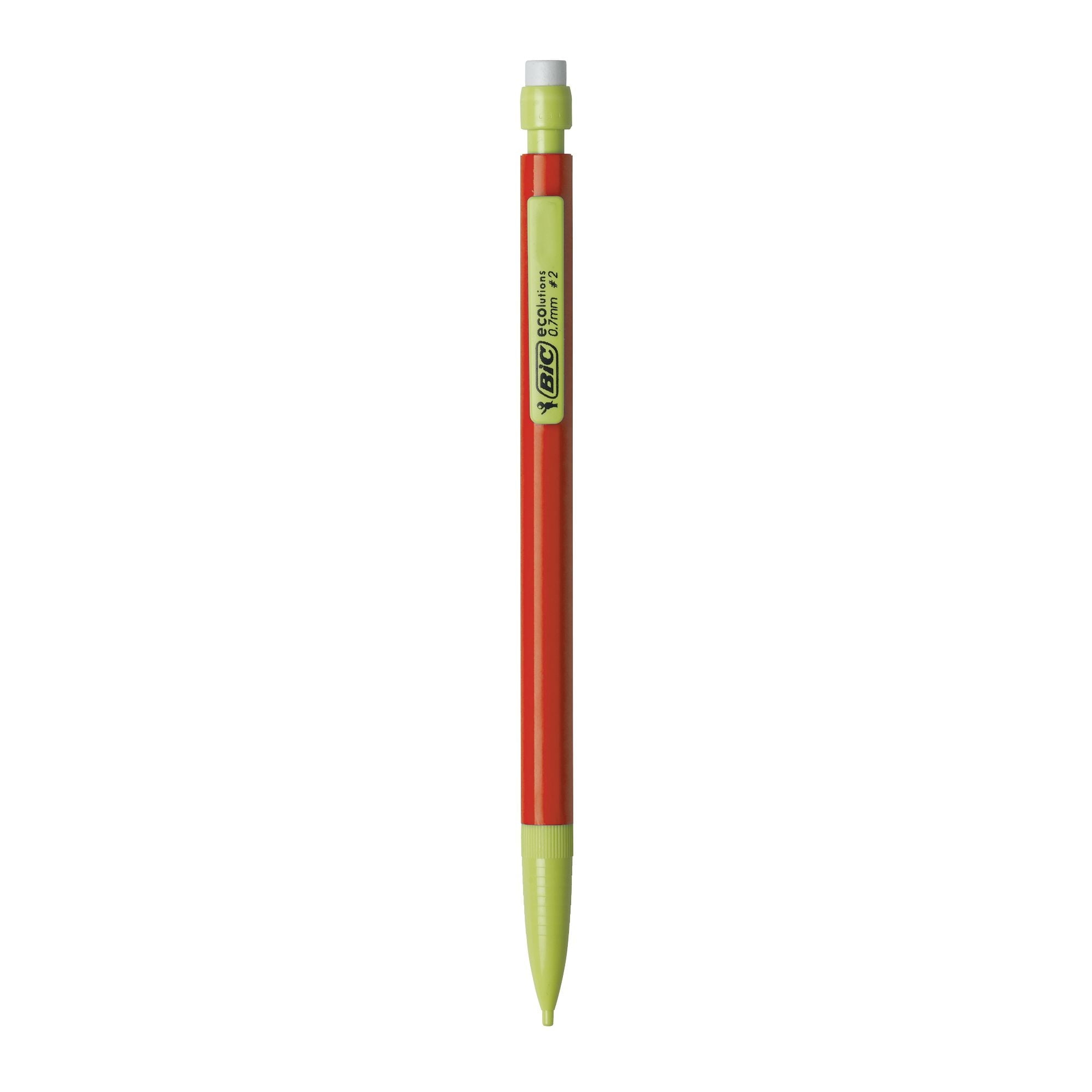 BIC Ecolutions Mechanical Pencil, Recycled Plastic, 0.7mm Point, Black, 48 Pack