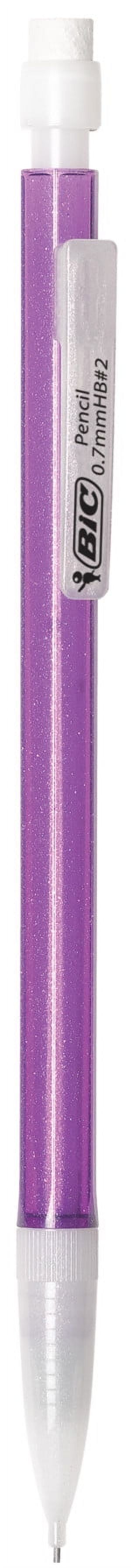 (2 pack) BIC Xtra Sparkle Mechanical Pencil, 0.7 mm, 24 Count