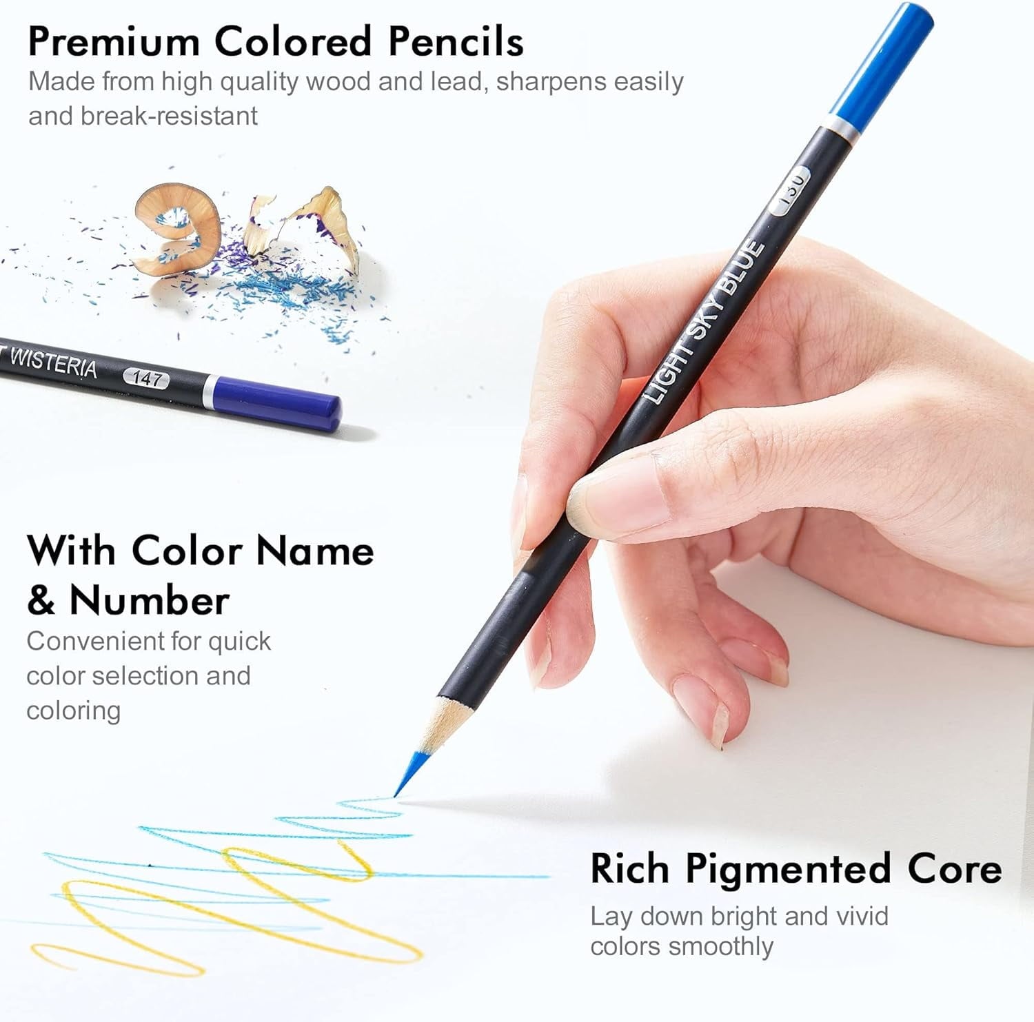 80 Colored Pencils, Shuttle Art Soft Core Coloring Pencils with Coloring Book, Sketch Pad and Sharpener, Premium Color Pencils for Adult Coloring, Sketching and Drawing