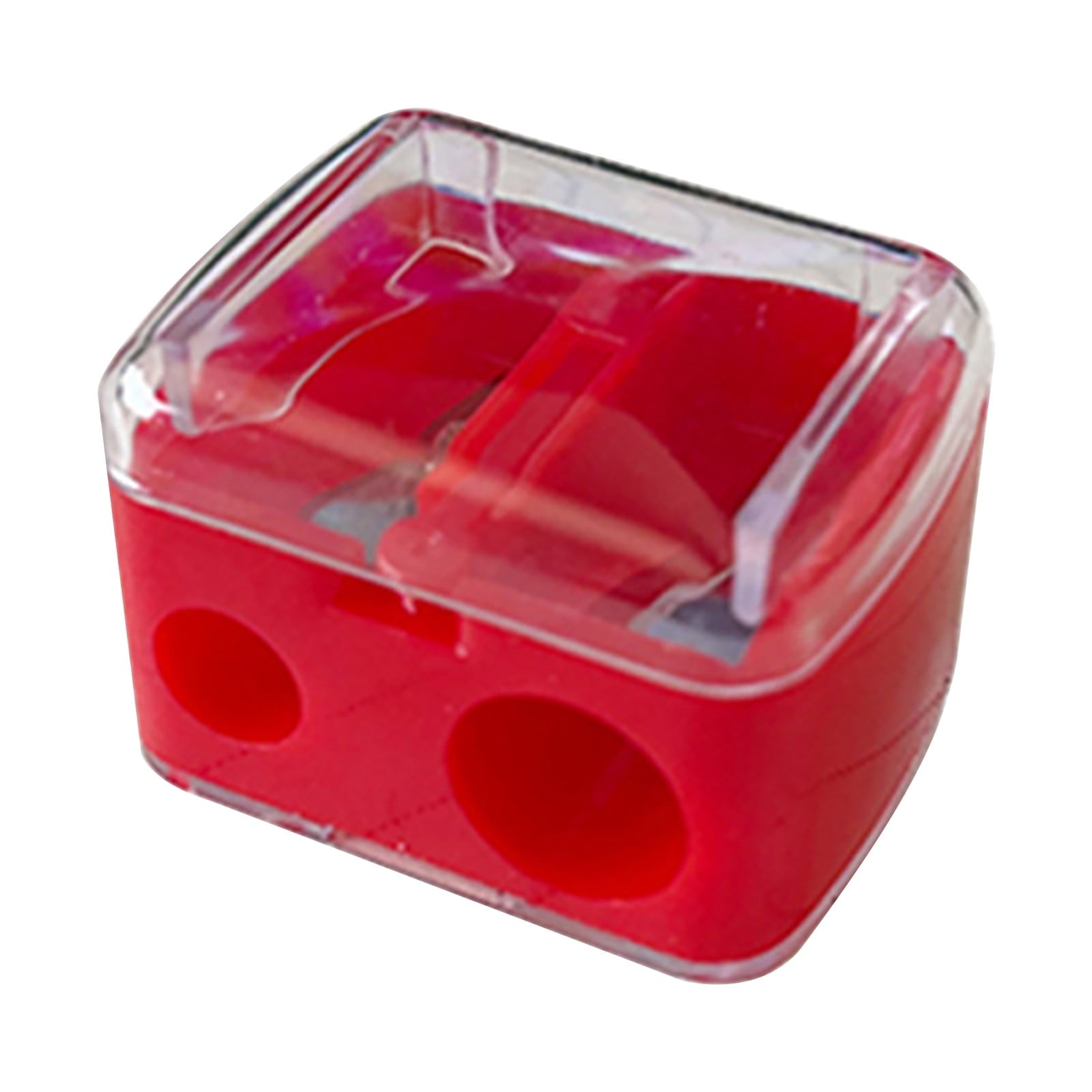 Ausyst Manual Pencil Sharpeners, Plastic Roll, Red