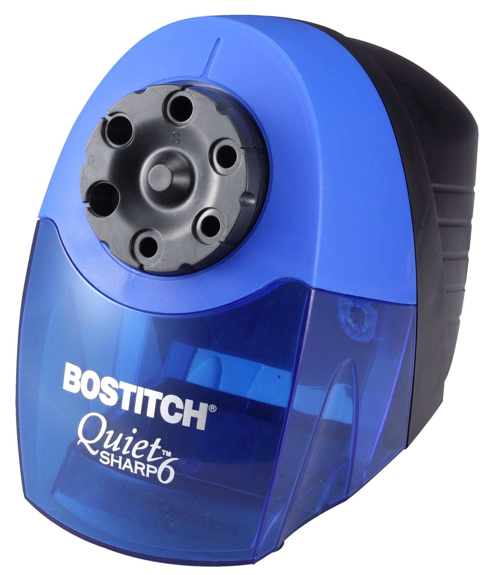 Bostitch QuietSharp 6 Classroom Electric Pencil Sharpener, Blue