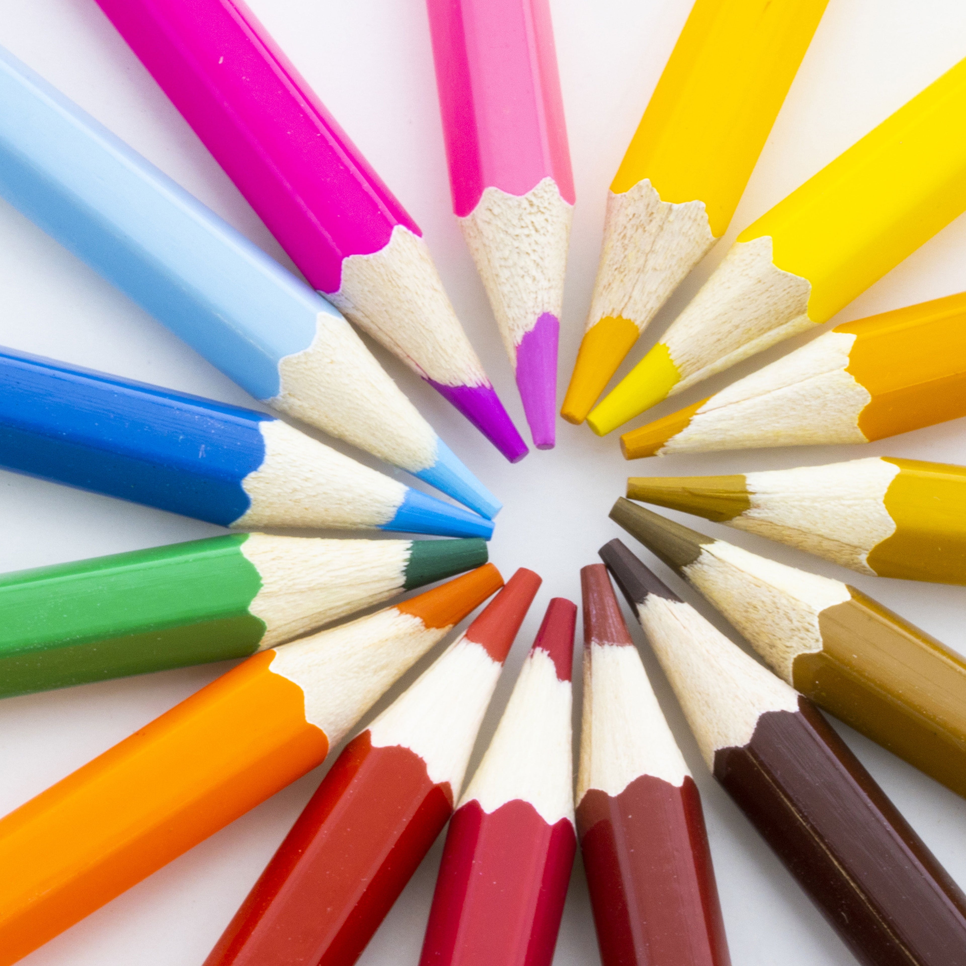 48 Ct Assorted Colored Pencils Bright Pre-Sharpened Drawing Coloring School Kids