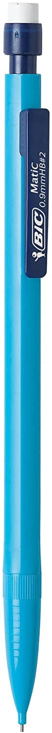 BIC Xtra-Strong Mechanical Pencil, Colorful Barrel & Smooth Writing, Thick Point (0.9mm), 24-Count