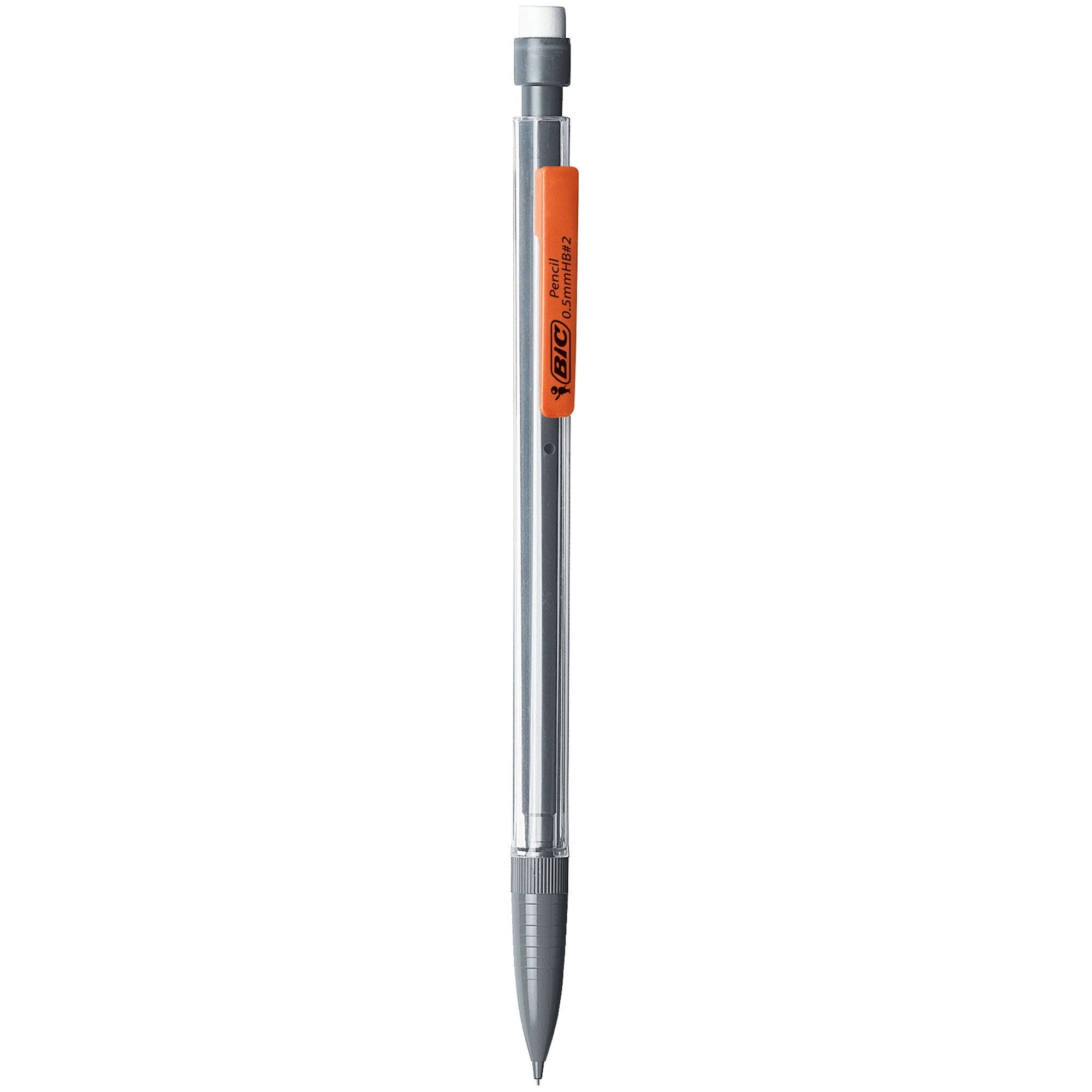 BIC Pencil Xtra Precision Mechanical Pencil, Clear Barrel, Fine Point (0.5 mm), 5-Count