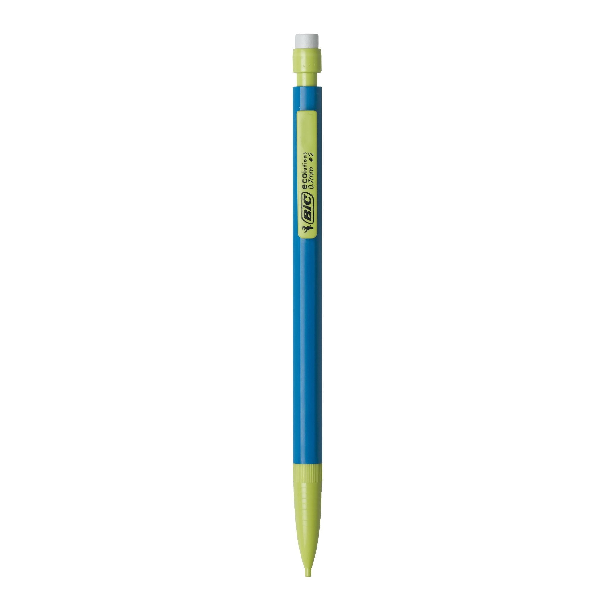 BIC Ecolutions Mechanical Pencil, Recycled Plastic, 0.7mm Point, Black, 48 Pack