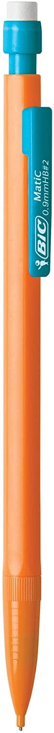 BIC Xtra-Strong Mechanical Pencil, Colorful Barrel & Smooth Writing, Thick Point (0.9mm), 24-Count