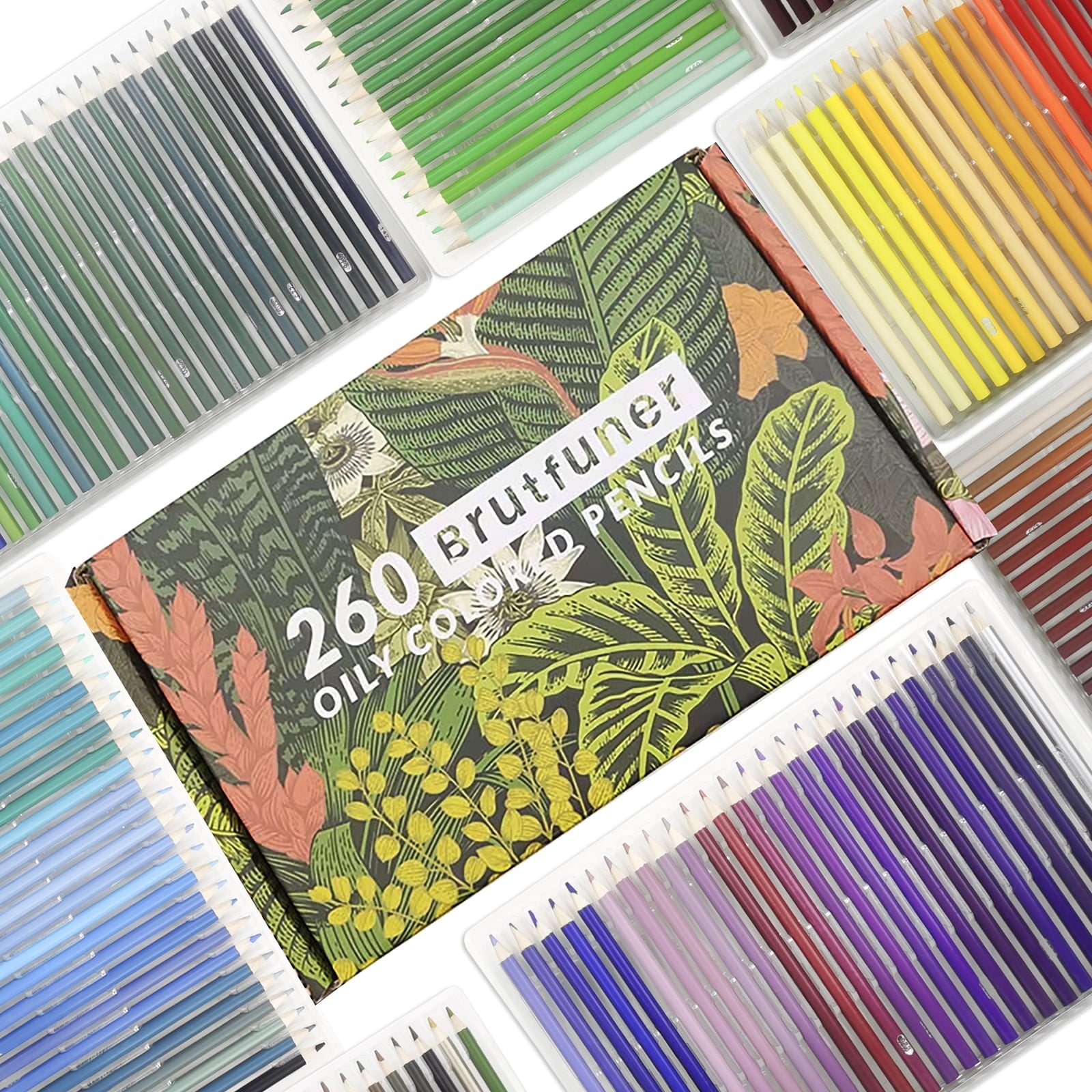 520 Color Pencils, Professional Oil Color Pencils Set Sketch Coloured Colored Pencil for Draw Coloring School Art Supplies easy to carry Very suitable for painting