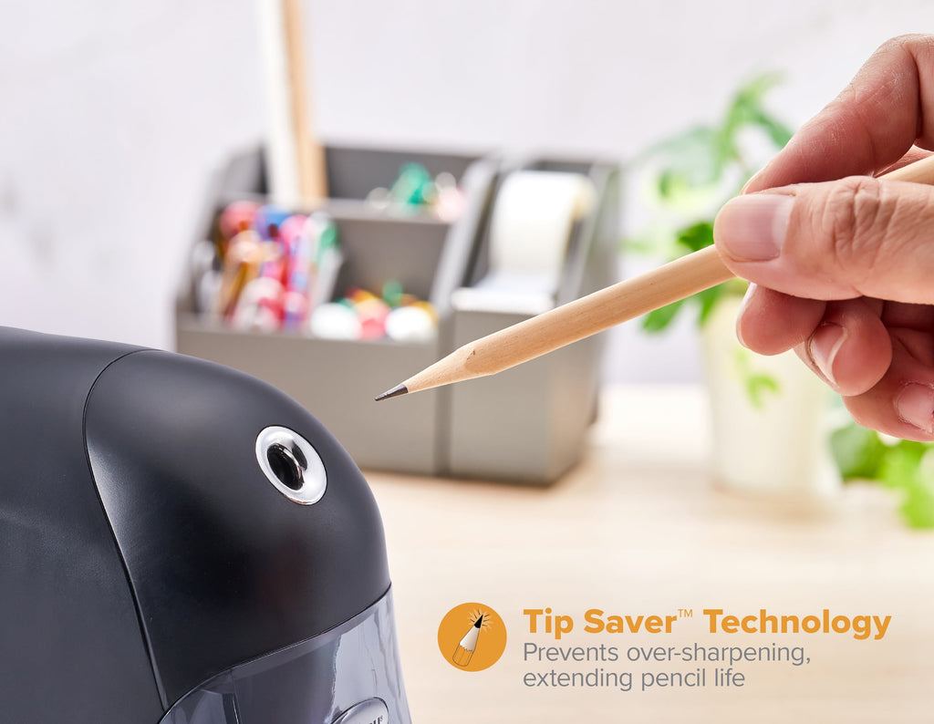Bostitch QuietSharp Executive™ Electrical Plug-in Pencil Sharpener Includes Easy Clean Tray and Cord