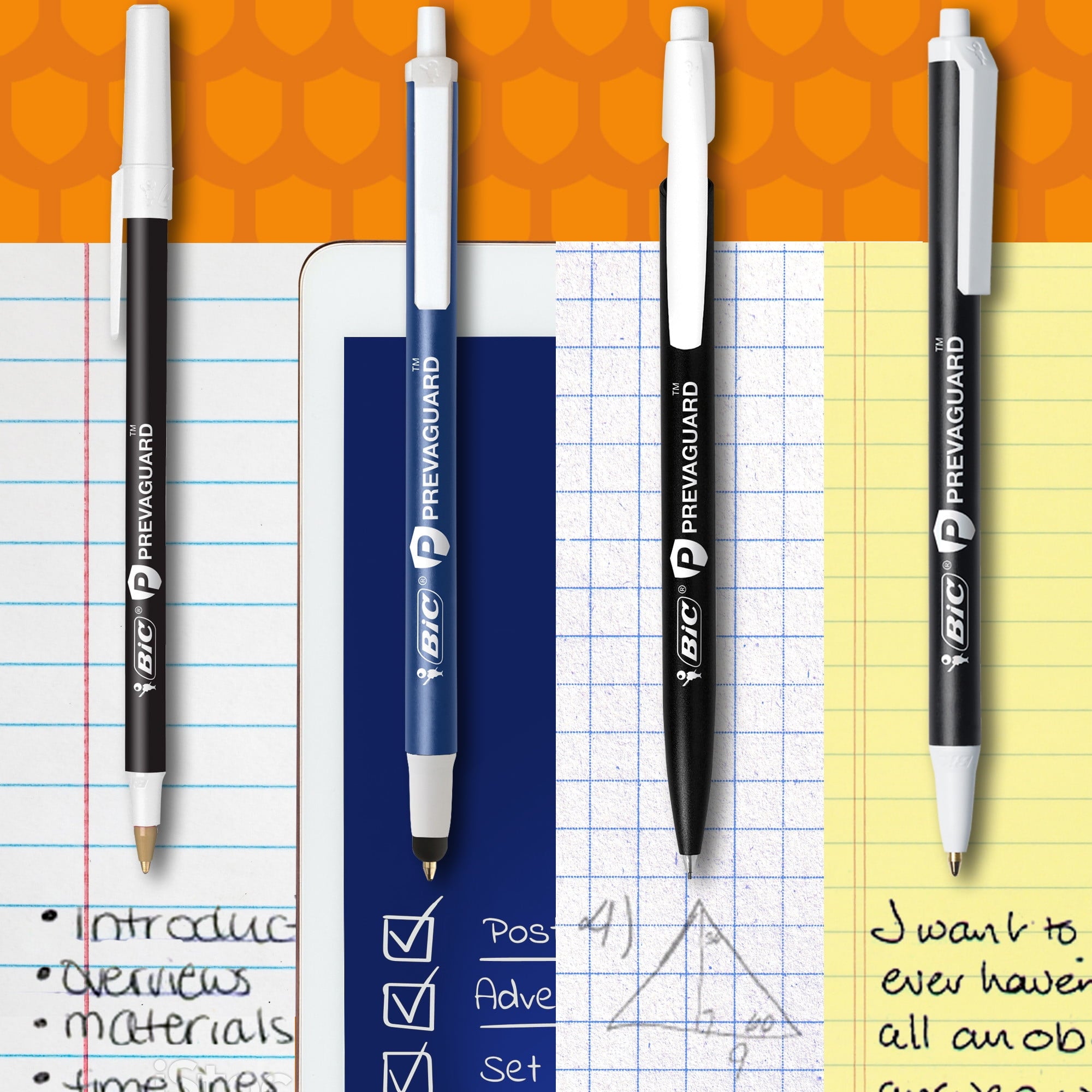 BIC PrevaGuard Media Clic #2 Mechanical Pencil, Black, 12-Count