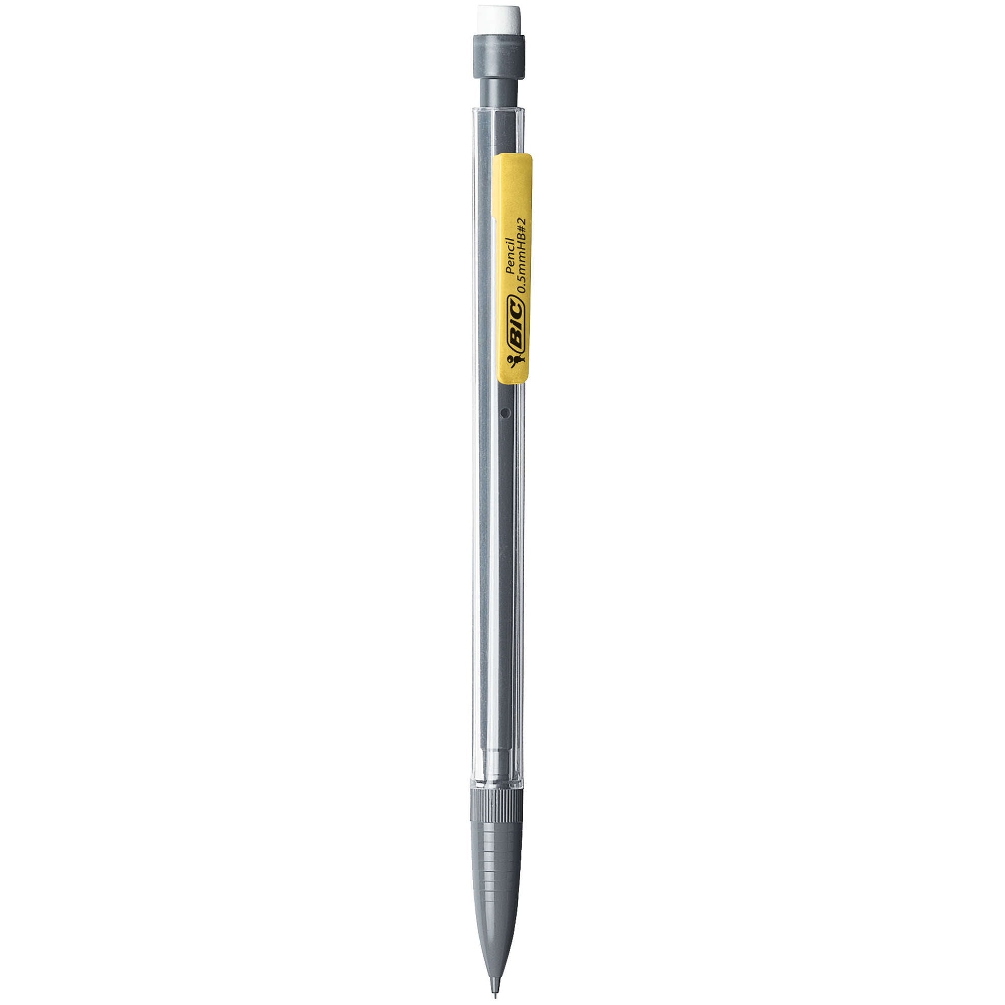BIC Pencil Xtra Precision Mechanical Pencil, Clear Barrel, Fine Point (0.5 mm), 5-Count