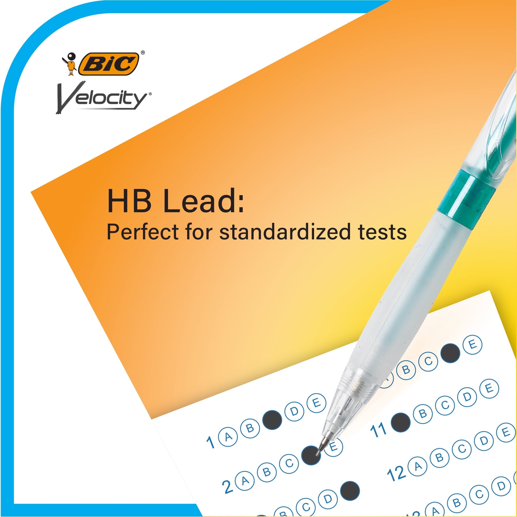 BIC Velocity Max Mechanical Pencil, Thick Point (0.9 mm), 2-Count