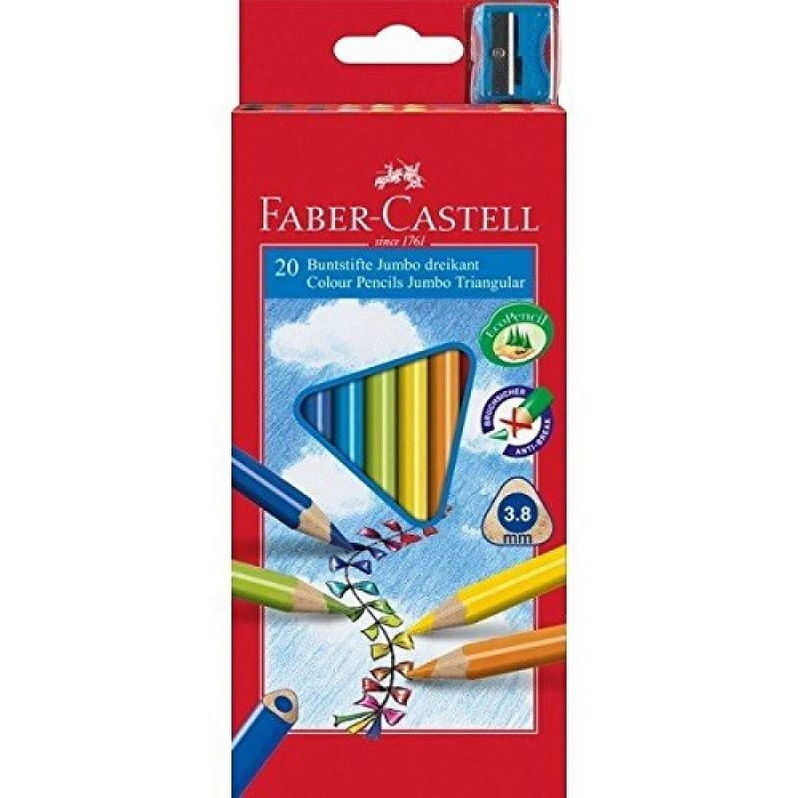 20 ct Jumbo Triangular Colored Pencils