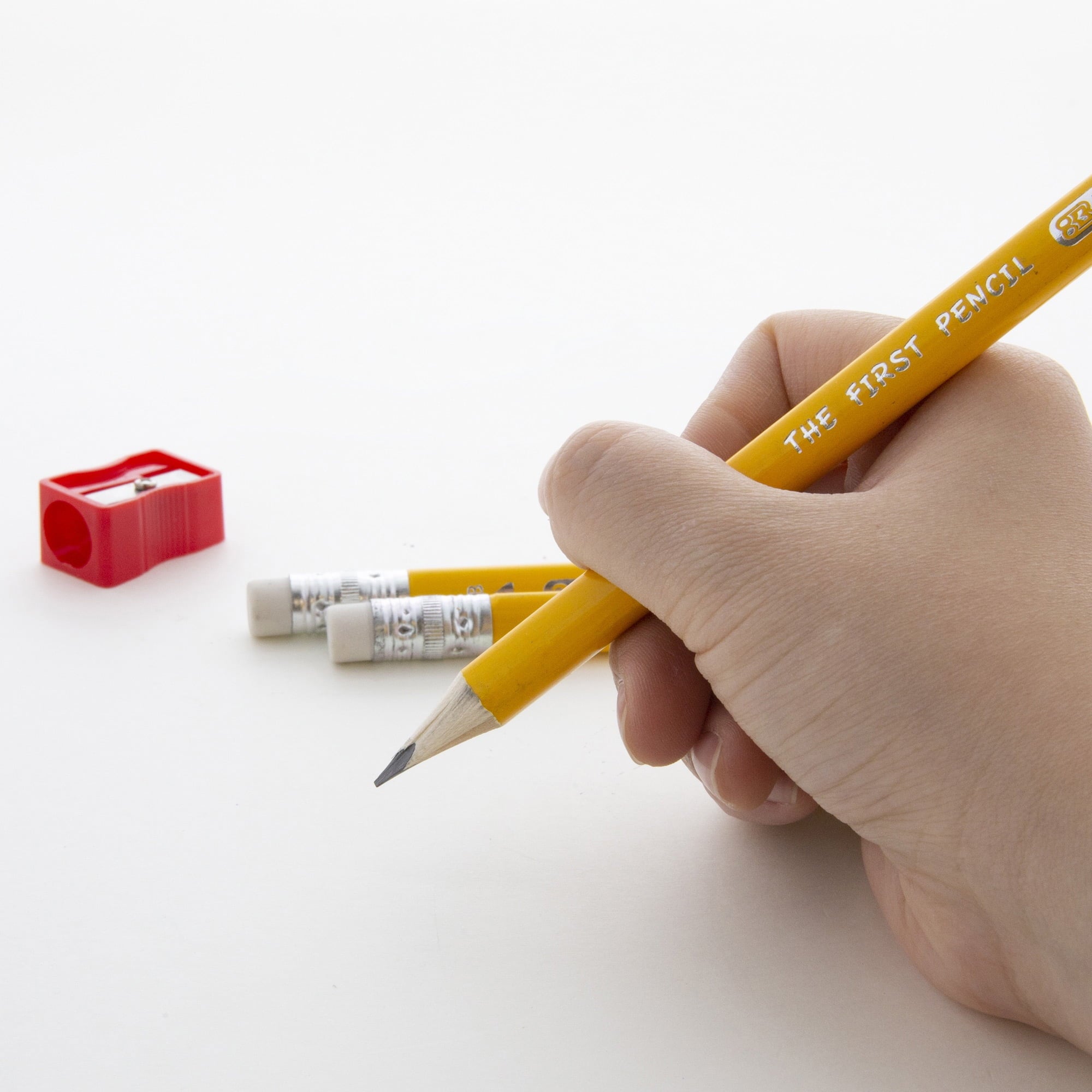 BAZIC Pre-Sharpened #2 HB Triangle Jumbo Pencils, (3/Pack), 1-Pack