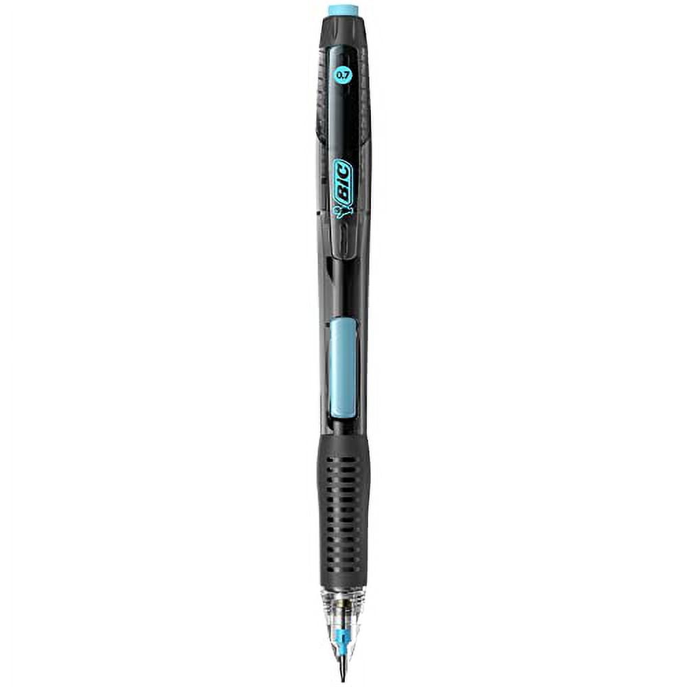 BIC Break Resistant Mechanical Pencils with Erasers, 0.7 mm, No. 2 Lead, 4 Count
