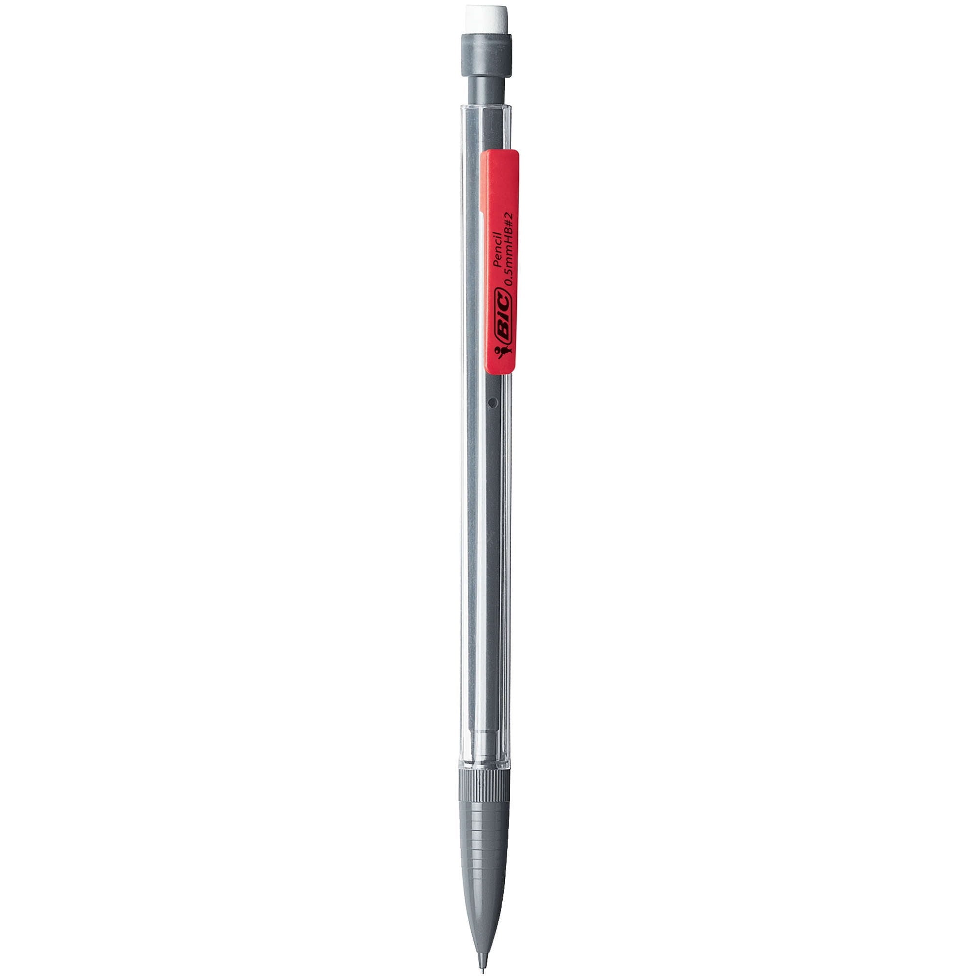 BIC Pencil Xtra Precision Mechanical Pencil, Clear Barrel, Fine Point (0.5 mm), 5-Count
