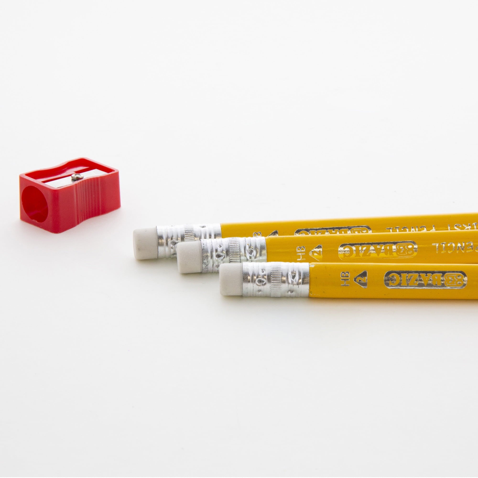 BAZIC Pre-Sharpened #2 HB Triangle Jumbo Pencils, (3/Pack), 1-Pack