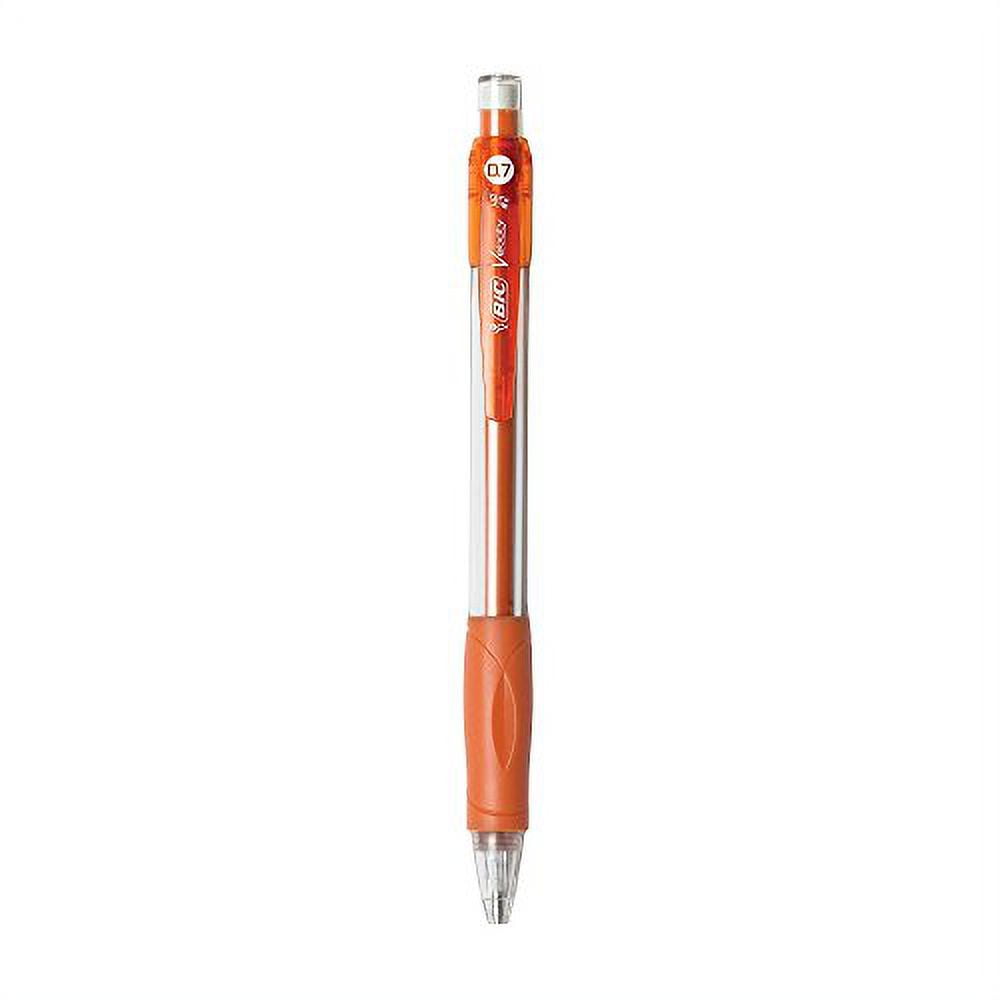 BIC Mechanical Pencil, Refillable, Rubbergrip.7mm, 5/Pack, Assorted (BICMV7P51BK)