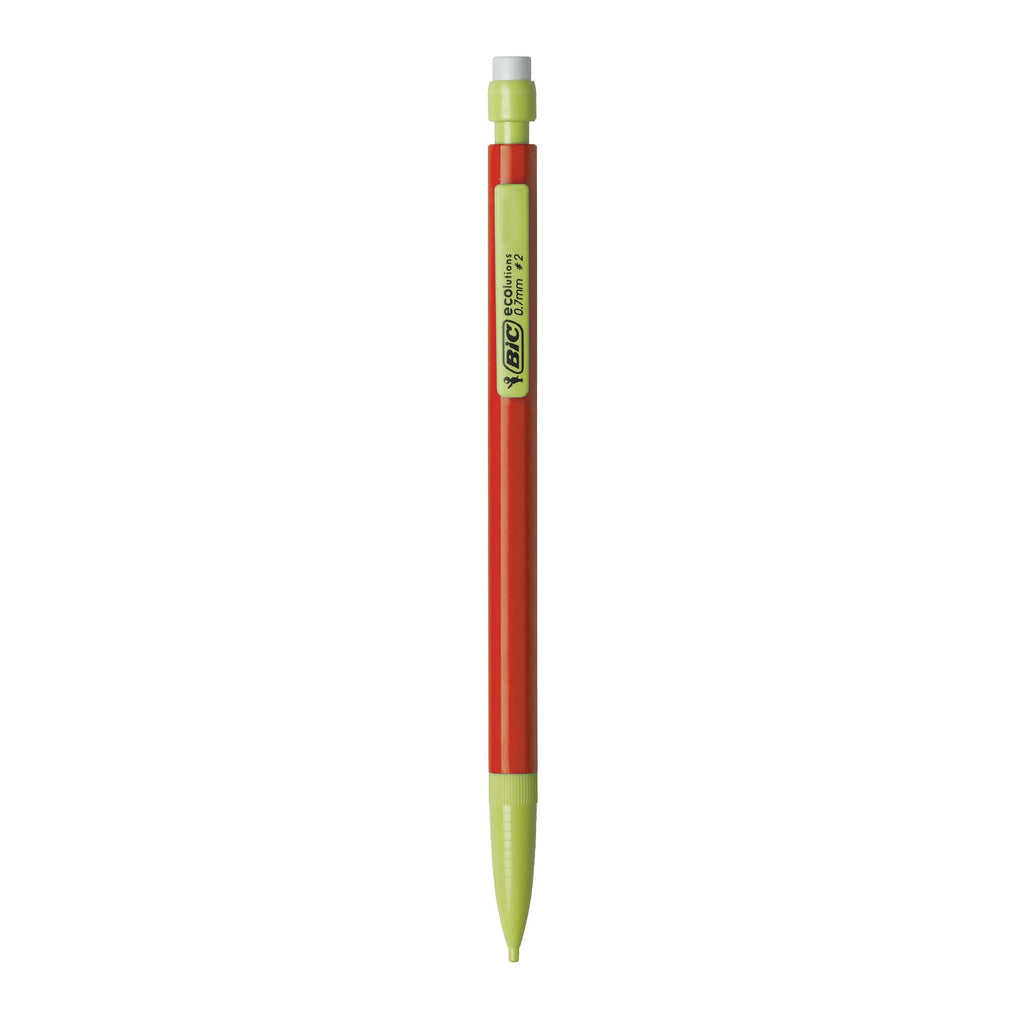 BIC Ecolutions Mechanical Pencil, Recycled Plastic, 0.7mm Point, Black, 48 Pack