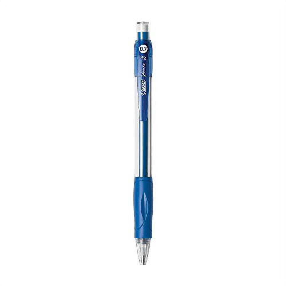 BIC Mechanical Pencil, Refillable, Rubbergrip.7mm, 5/Pack, Assorted (BICMV7P51BK)