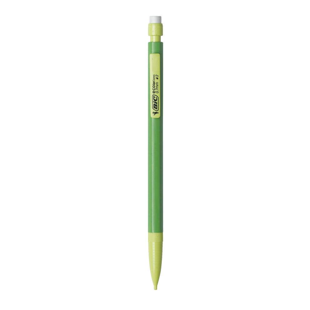 BIC Ecolutions Mechanical Pencil, Recycled Plastic, 0.7mm Point, Black, 48 Pack