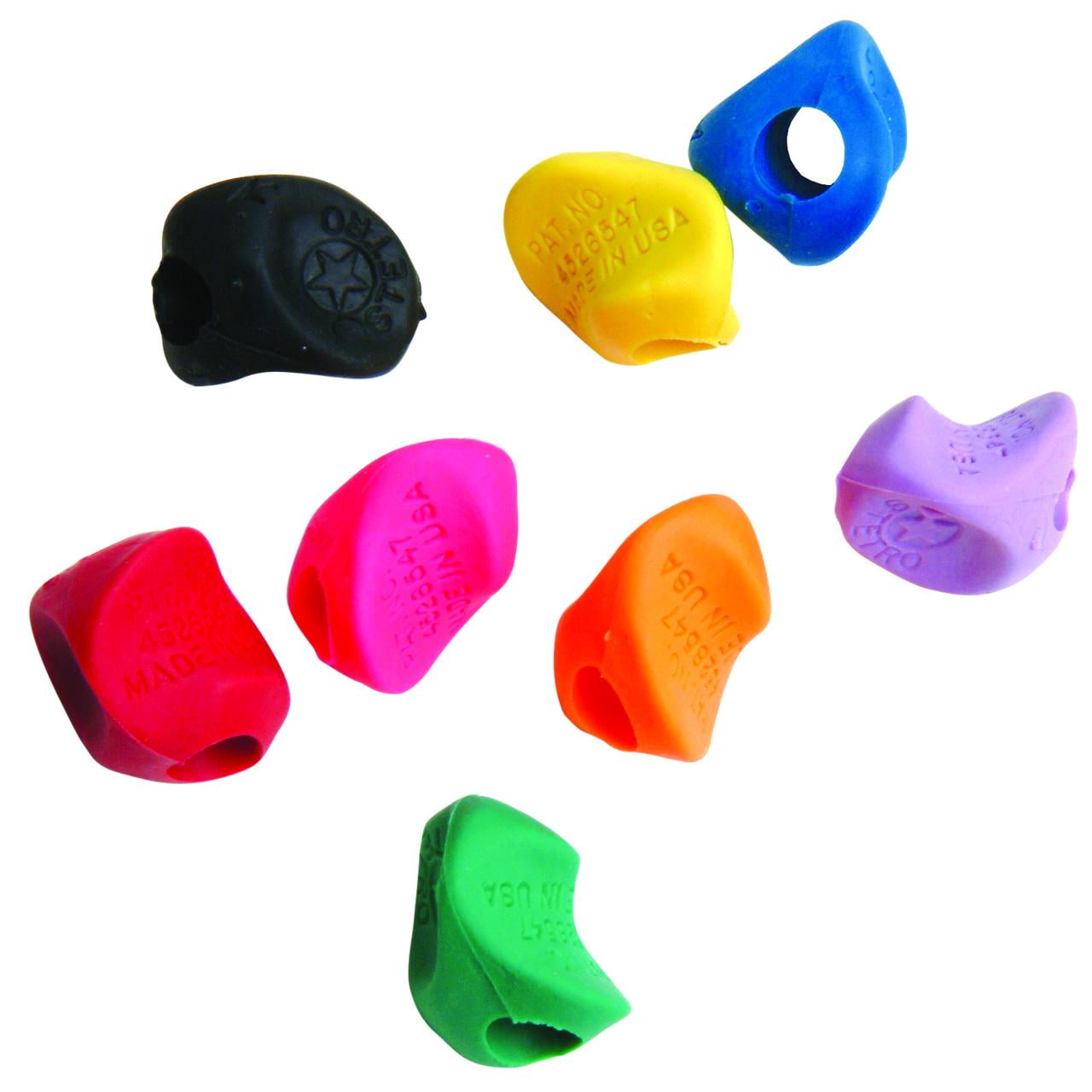 Moon Products Stetro Pencil Grip, Assorted Colors, 36-Count