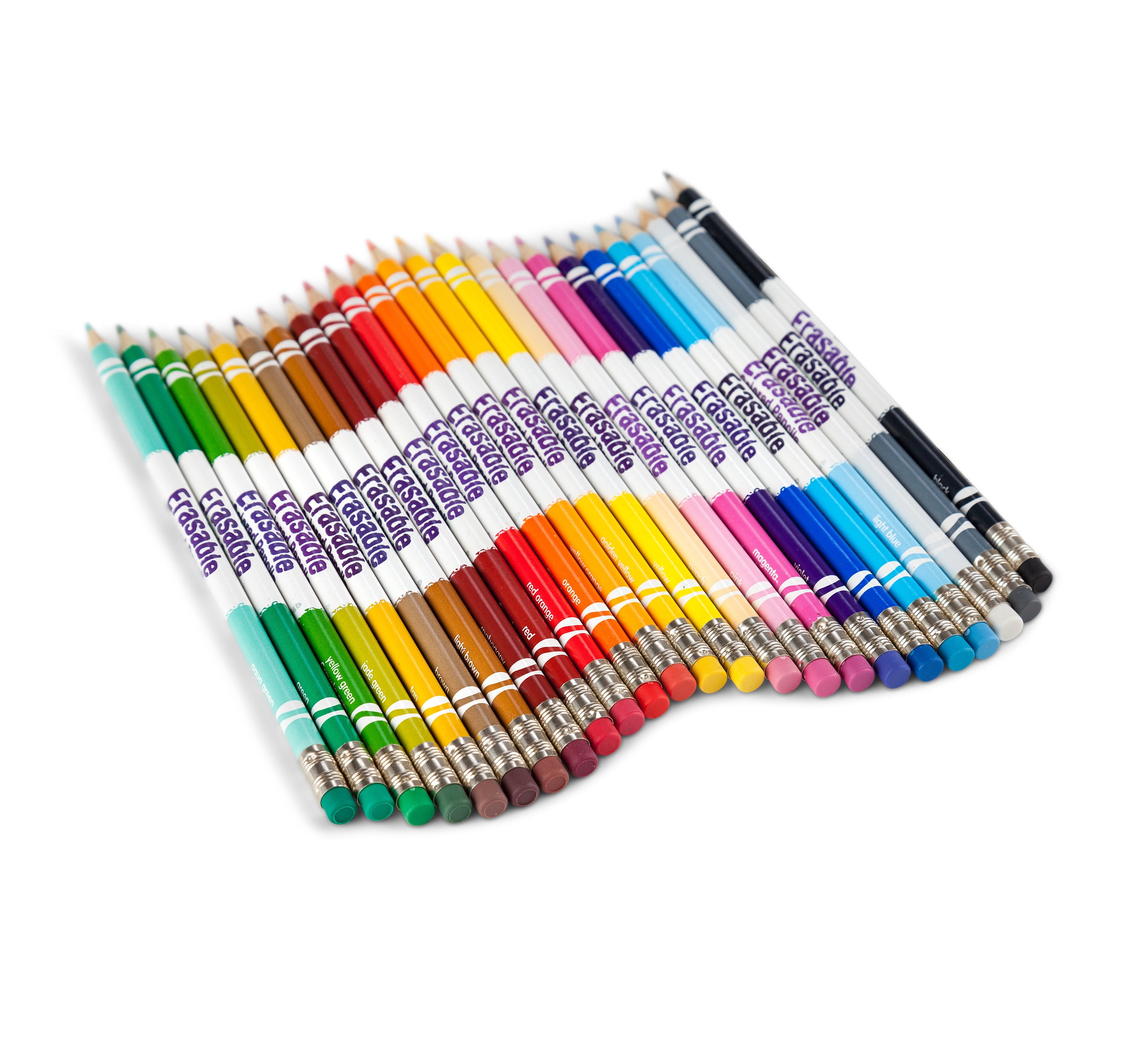 (3 pack) Crayola Erasable Colored Pencils, 24 Ct, School Supplies for Kids and Teachers, Classroom Supplies, Gift