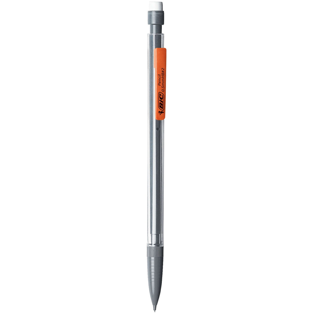BIC Pencil Xtra Precision Mechanical Pencil, Clear Barrel, Fine Point (0.5 mm), 5-Count